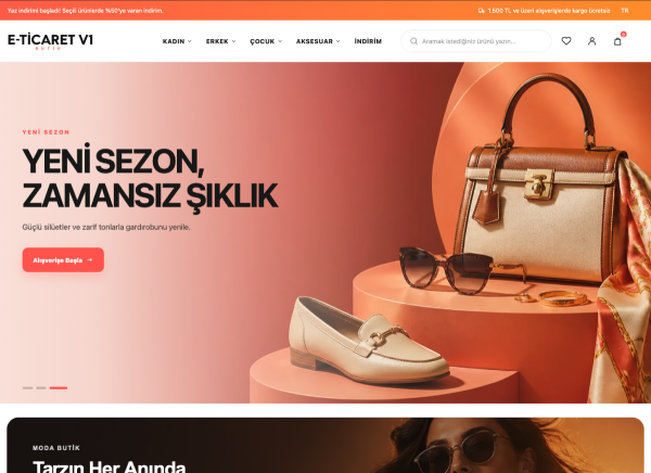 E-Ticaret Web Paketi v1